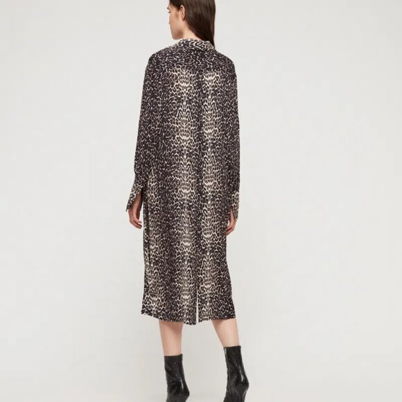 All Saints Anya Feline Shirtdress - NEW - Picture 2 of 5